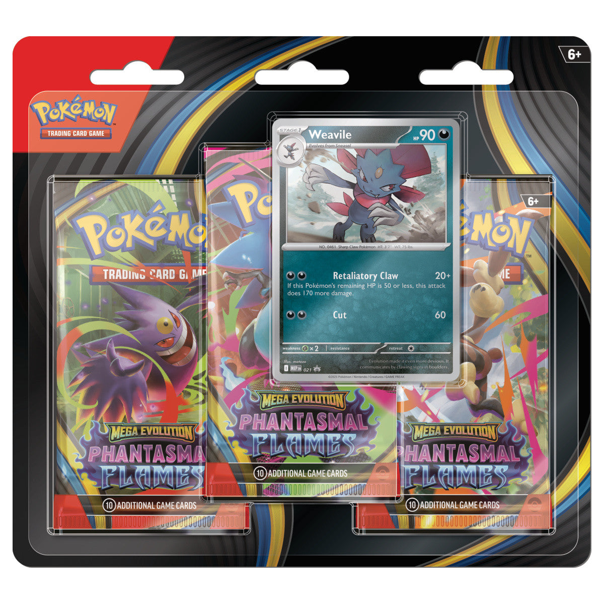 COMING SOON-Phantasmal Flames 3-Booster Blister "Weavile"