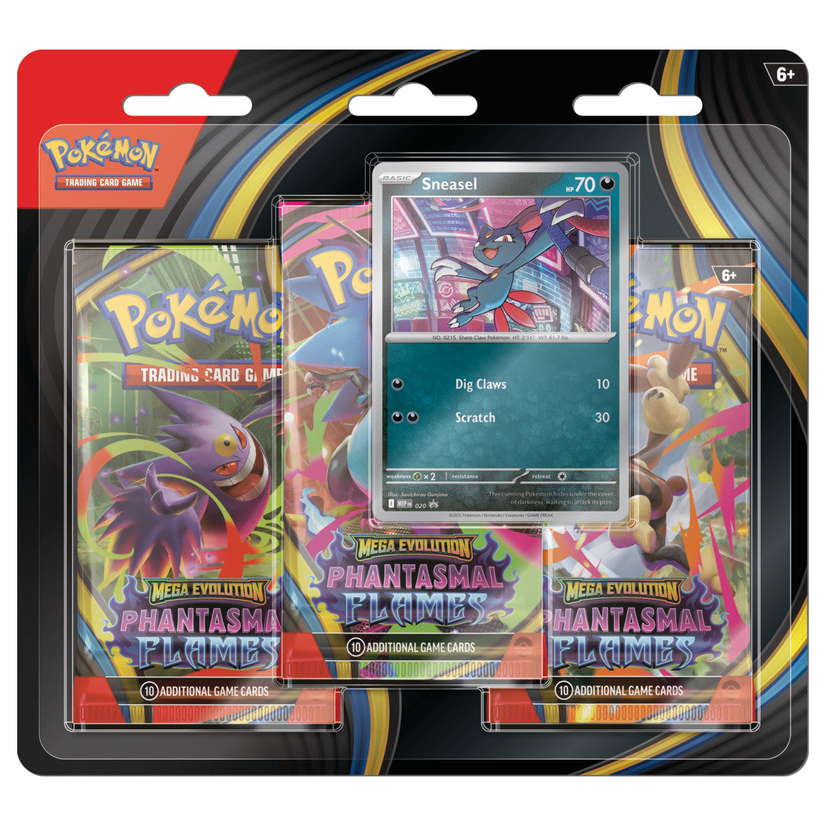 COMING SOON-Phantasmal Flames 3-Booster Blister "Sneasel"